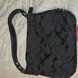 Coach Black Shoulder Bag